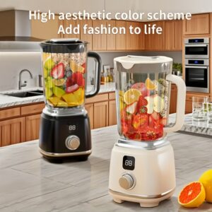 extracteur de jus portable rechargeable, mini broyeur à glace 7.4v, avec affichage numérique, facile à nettoyer, extracteur de jus de fruits compact pour la maison, idéal pour les smoothies, milkshakes et boissons aux fruits frais, jus fraîchement pressé, parfait pour la maison, le bureau et les voyages