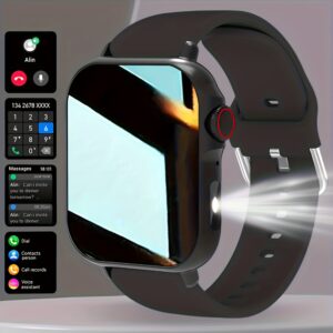 erun montre connectée | appel et sms sans fil, modes multi sports, contrôle caméra à distance, tracker fitness, compatible iphone et android, chargement usb, style moderne, Écran clair, idéal cadeau homme/femme/amis/amoureux/parents