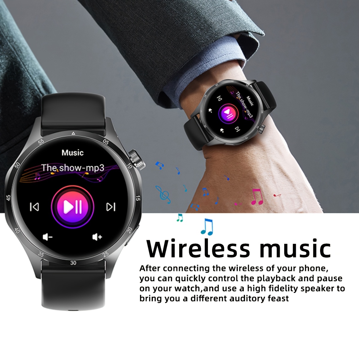 montre connectée gt5 pro pour hommes avec Écran hd 3,86 pouces, appels sans fil, 100+ modes sportifs, assistant vocal ia, chargement usb, traqueur de fitness extérieur avec boussole, compatible android & iphone, design métallique Élégant, Écran haute résolution, autonomie longue durée montre connectée gt5 pro pour hommes avec Écran hd 3,86 pouces, appels sans fil, 100+ modes sportifs, assistant vocal ia, chargement usb, traqueur de fitness extérieur avec boussole, compatible android & iphone, design métallique Élégant, Écran haute résolution, autonomie longue durée