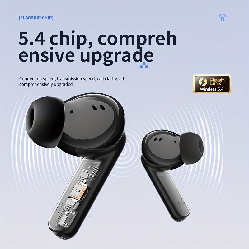 casque sans fil tws | stéréo basses puissantes, suppression du bruit des appels, ultra longue autonomie, mode gaming à faible latence, audio dolby hifi, conception tactile légère, Élégant, longue durée d'utilisation sans douleur, compatible multi appareils, microphone intégré casque sans fil tws | stéréo basses puissantes, suppression du bruit des appels, ultra longue autonomie, mode gaming à faible latence, audio dolby hifi, conception tactile légère, Élégant, longue durée d'utilisation sans douleur, compatible multi appareils, microphone intégré
