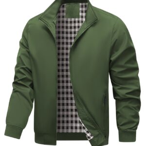 veste à col montant style tendance européen et américain, veste décontractée polyvalente pour homme
