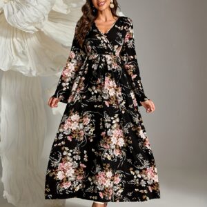 robe longue imprimée spéciale moyen orient pour femmes