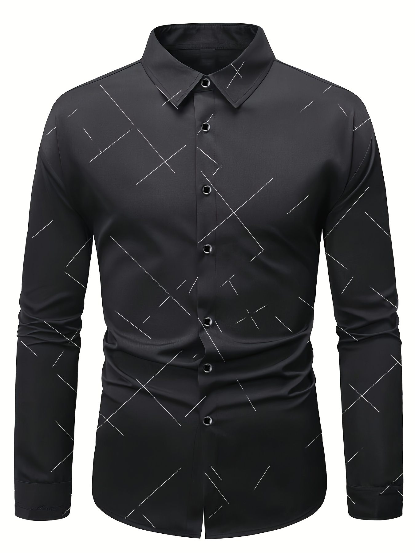 la chemise de couleur unie intègre des éléments de ligne tendance, ajoutant une touche fraîche au style classique. avec des boutons exquis et une coupe ajustée, elle met en valeur un air élégant. conçue pour répondre aux besoins vestimentaires des hommes d'occident. la chemise de couleur unie intègre des éléments de ligne tendance, ajoutant une touche fraîche au style classique. avec des boutons exquis et une coupe ajustée, elle met en valeur un air élégant. conçue pour répondre aux besoins vestimentaires des hommes d'occident.