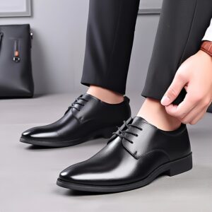 chaussures de gentleman adaptées aux réunions de bureau quotidiennes et aux occasions formelles