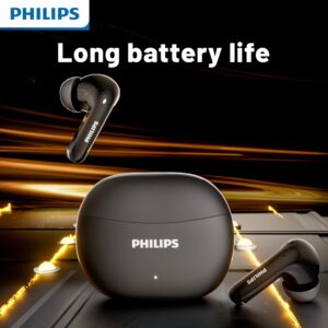 casque sans fil philips modèle 2025 | son stéréo sans fil, version v6.0 améliorée, autonomie extrêmement longue, fonction de réduction de bruit, confortable à porter | compatibilité universelle, dernier modèle