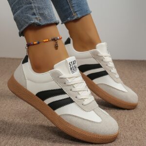 chaussures plates pour femmes, nouvelles baskets plates polyvalentes et tendances