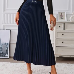 nouvelle jupe plissée Élégante et polyvalente pour femme printemps et automne