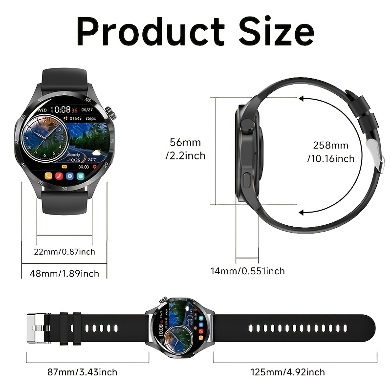 montre connectée gt5 pro pour hommes avec Écran hd 3,86 pouces, appels sans fil, 100+ modes sportifs, assistant vocal ia, chargement usb, traqueur de fitness extérieur avec boussole, compatible android & iphone, design métallique Élégant, Écran haute résolution, autonomie longue durée montre connectée gt5 pro pour hommes avec Écran hd 3,86 pouces, appels sans fil, 100+ modes sportifs, assistant vocal ia, chargement usb, traqueur de fitness extérieur avec boussole, compatible android & iphone, design métallique Élégant, Écran haute résolution, autonomie longue durée