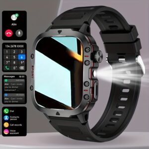 nouvelle montre connectée pour hommes et femmes appels sans fil/sms/multiples modes sportifs/contrôle caméra à distance/tracker de fitness, compatible avec iphone et android