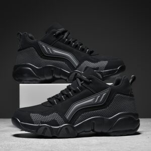 nouveaux baskets décontractés à lacets quatre saisons semelle Épaisse en caoutchouc, résistante à l'usure confortables, polyvalentes, ajoutent de la hauteur Élégantes et tendances