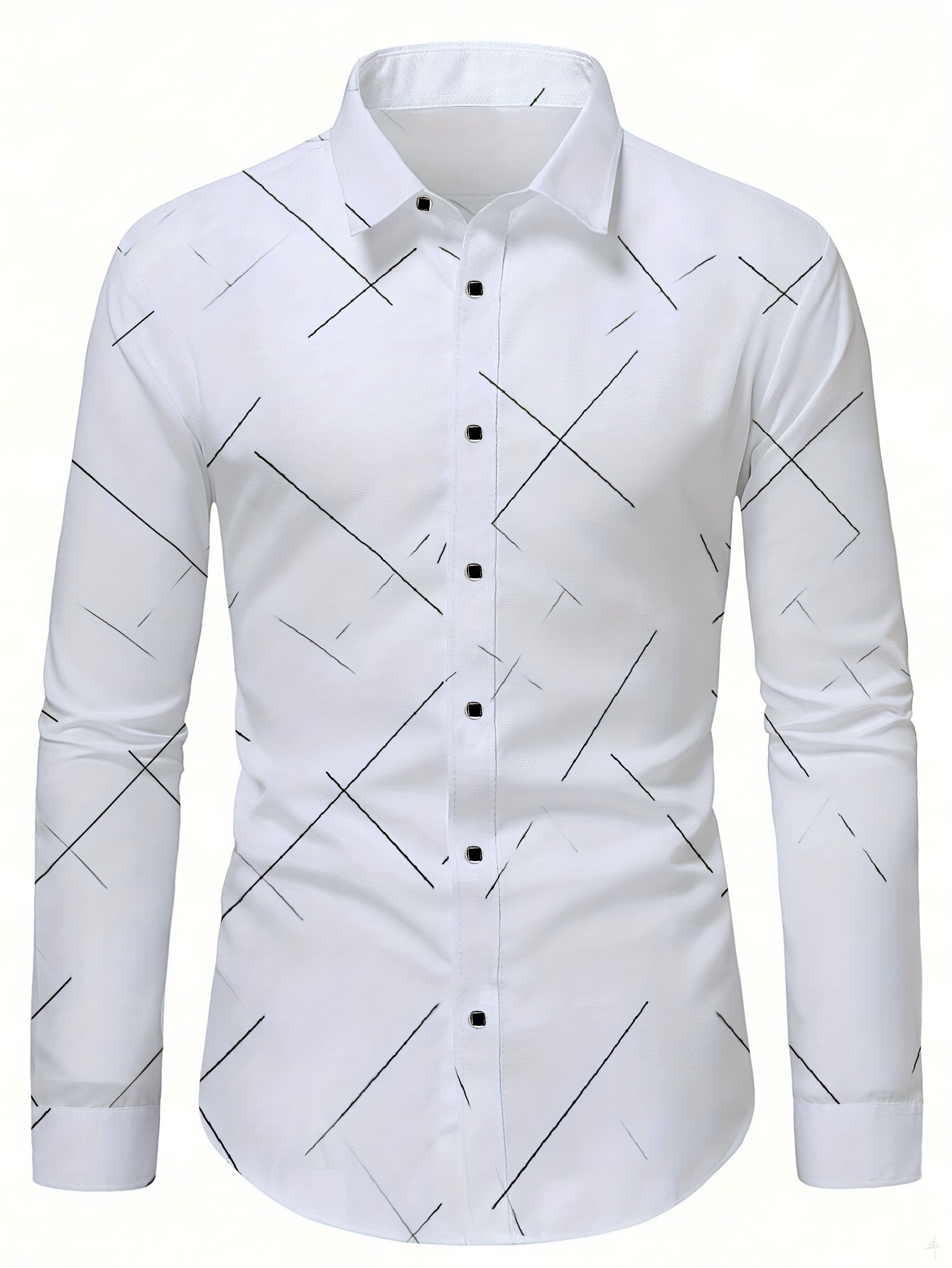 la chemise de couleur unie intègre des éléments de ligne tendance, ajoutant une touche fraîche au style classique. avec des boutons exquis et une coupe ajustée, elle met en valeur un air élégant. conçue pour répondre aux besoins vestimentaires des hommes d'occident. la chemise de couleur unie intègre des éléments de ligne tendance, ajoutant une touche fraîche au style classique. avec des boutons exquis et une coupe ajustée, elle met en valeur un air élégant. conçue pour répondre aux besoins vestimentaires des hommes d'occident.