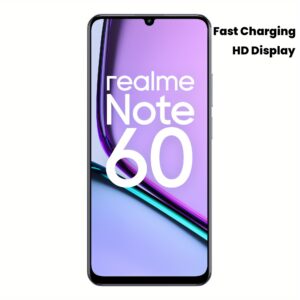 realme note 60 téléphone débloqué 3 go + 64 go version globale, 4g lte, smartphone android 14, Écran hd 7,74'' 90hz, batterie 5000 mah, appareil photo 32 mpx, finesse de 7,79 mm, sans chargeur, noir, idéal pour un usage quotidien et les voyages, design minimaliste, matériaux premiums, affichage haute qualité, recharge rapide