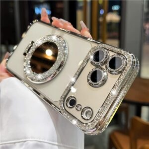 nouveau Étui téléphone miroir maquillage créatif, compatible iphone 17 16 15 14 13 12 11 pro max air, coque chute, accessoire vanity, accessoire téléphone tendance, support téléphone moderne, coque antichoc, coque de haute qualité, Étui téléphone multifonction, station de maquillage,accessoire