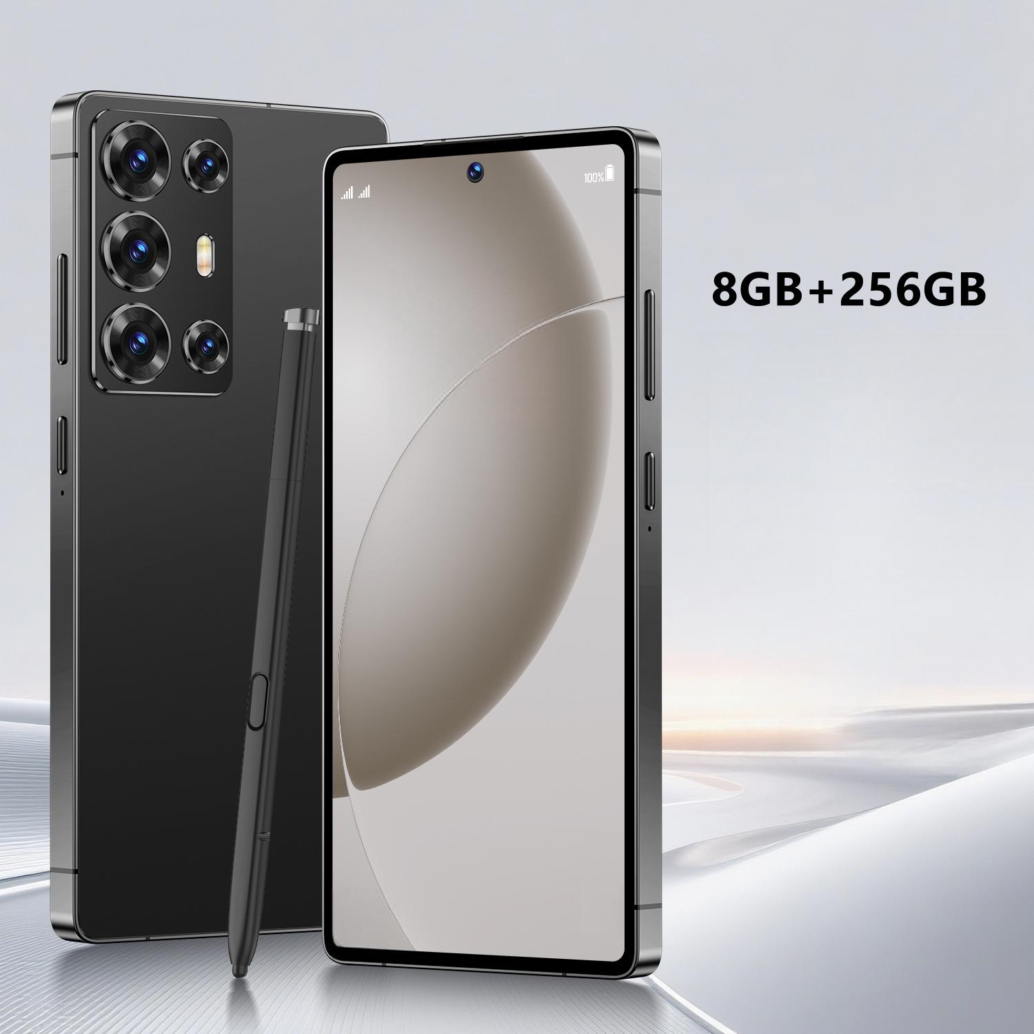 smartphone 2025 nouveau Écran hd grand format, téléphone multifonction débloqué 8+256gb, caméra hd avant et arrière, avec câble de données, Écouteurs, coque, idéal pour cadeaux d'anniversaire smartphone 2025 nouveau Écran hd grand format, téléphone multifonction débloqué 8+256gb, caméra hd avant et arrière, avec câble de données, Écouteurs, coque, idéal pour cadeaux d'anniversaire