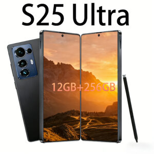 s25 ultra 2026 smartphone débloqué de 6,9 pouces | double caméra compatible 5g, 12+256 go de stockage, haute performance, stylo intégré, charge rapide, double sim double veille, fonctionnalités complètes, meilleur cadeau de noël