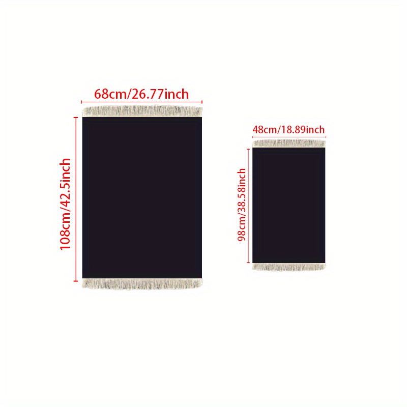 1 tapis de prière pliable portable pour pèlerinage, tapis rectangulaire en polyester, poils collés, lavable en machine, convient pour les genoux familiaux, utilisation intérieure, placement dans un bureau et un hall d'entrée 1 tapis de prière pliable portable pour pèlerinage, tapis rectangulaire en polyester, poils collés, lavable en machine, convient pour les genoux familiaux, utilisation intérieure, placement dans un bureau et un hall d'entrée