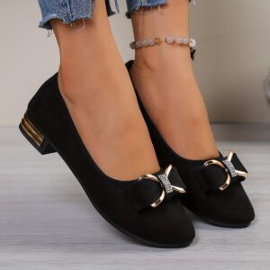 35 43 taille escarpins plats à enfiler pour femmes, léger et Élégant pour tenue extérieure, chaussures pour femmes