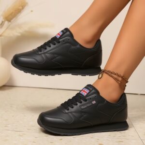 nouvelles baskets décontractées pour femmes | chaussures de course légères, polyvalentes, Élégantes et confortables pour femmes, ultra légères, antidérapantes, tendance, basses, à lacets, couleur unie, toutes saisons