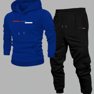 ensemble sweat à capuche et pantalon pour homme imprimé gothique vêtements décontractés pour automne/hiver