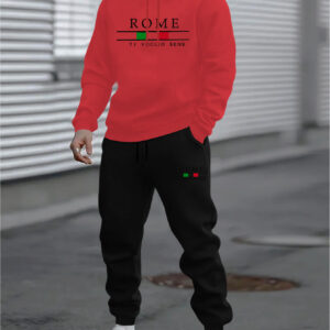 costume de sport de style américain pour homme, sweat à capuche ample et tendance, automne et hiver, nouveau style, deux pièces, sweat et pantalon de survêtement